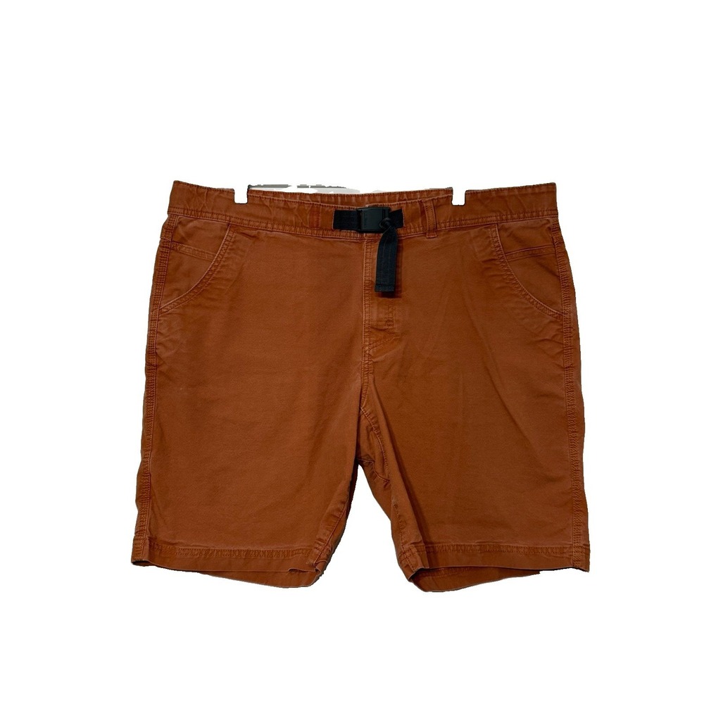 L.L. Bean Traverse Crag Belted Canvas Shorts Sunwashed Copper 9" Hiking Men's 40